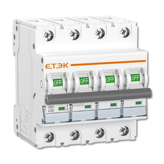 CB Aptomat 3 Pha ETEK 400VAC 40A 63A 4P | PTV GROUP | Bảo Hành 6 Tháng