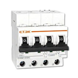 CB DC Aptomat 4P ETEK 1000VDC 16A 32A 63A 4P | PTV GROUP | Bảo Hành 6 tháng
