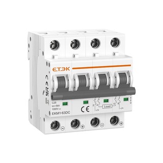 CB DC Aptomat 4P ETEK 1000VDC 16A 32A 63A 4P | PTV GROUP | Bảo Hành 6 tháng
