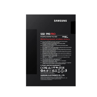 Ổ cứng gắn trong SSD Samsung 990 Pro 1TB PCIe M.2 2280 Gen 4.0 x4 NVMe V-NAND (Đen) - Phụ Kiện Nhất Tín