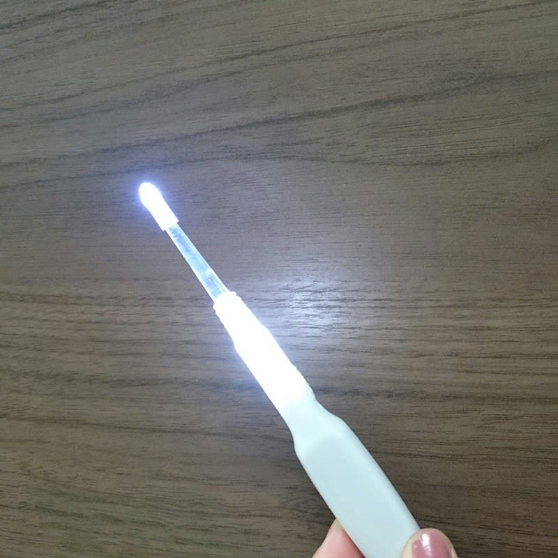 Dụng Cụ Lấy Ráy Tai Bằng Pin Đèn Trắng Dành Cho Bé Kai 6436 KQ0381 Màu Hồng