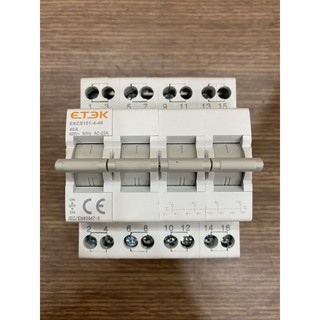Aptomat CB Cầu Dao Đảo -Bộ Chuyển Mạch 2 Nguồn Độc Lập 63A 4P loại G hiệu ETEK -PTV GROUP -BH 6 Tháng