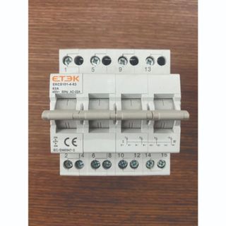 Aptomat CB Cầu Dao Đảo -Bộ Chuyển Mạch 2 Nguồn Độc Lập 63A 4P loại G hiệu ETEK -PTV GROUP -BH 6 Tháng