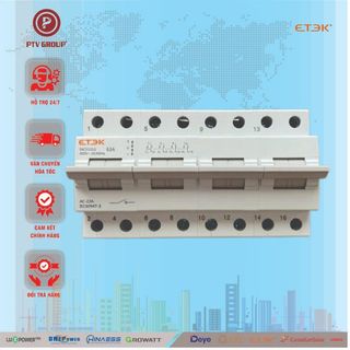 Cầu Dao Đổi Chiều 63A 3P Loại G ETEK EKCS101G-4-63 | PTV GROUP | Bảo Hành 6 Tháng