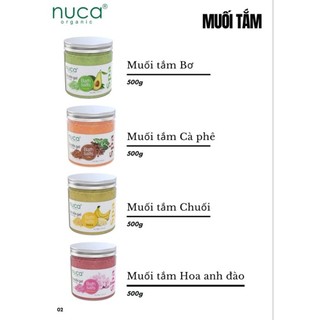 Muối tắm tẩy tế bào chết body 𝐍𝐔𝐂𝐀 500G .Có 4 hương cho khách lựa chọn