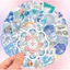 Set 60 Sticker Sinh Vật Biển Chống Nước Dán Laptop Vali Mũ Bảo Hiểm Sổ Tay
