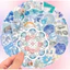 Set 60 Sticker Sinh Vật Biển Chống Nước Dán Laptop Vali Mũ Bảo Hiểm Sổ Tay