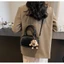 Túi Xách Mini Tết Charm Gấu Nữ Đeo Vai Thời Trang Trẻ Trung Công Sở Hàn Quốc 𝐒𝐚𝐦𝐩𝐭𝐲