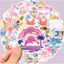 Set 60 Sticker Du Lịch Mùa Hè Chống Nước Dán Laptop Vali Mũ Bảo Hiểm Sổ Tay