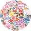 Set 60 Sticker Du Lịch Mùa Hè Chống Nước Dán Laptop Vali Mũ Bảo Hiểm Sổ Tay