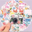 Set 60 Sticker Du Lịch Mùa Hè Chống Nước Dán Laptop Vali Mũ Bảo Hiểm Sổ Tay