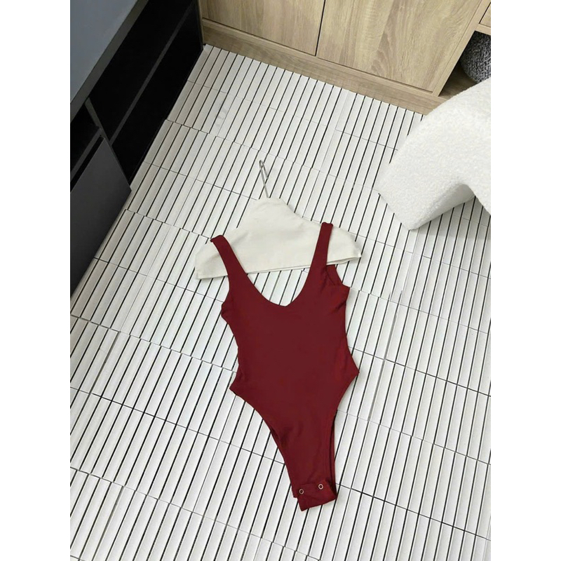 Body suit cổ tim ba lỗ hàng 2 lớp mặc gì cũng đẹp hàng có sẵn