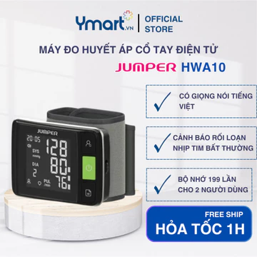 Máy đo huyết áp cổ tay điện tử Jumper JPD-HWA10