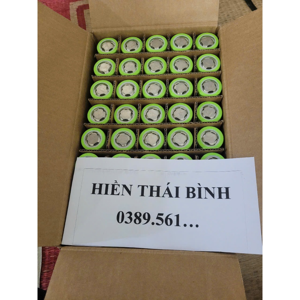 Pin Lifepo4 32140 Màu Xanh Lá Mới 100% - TẶNG KÈM KHUNG - chi tiết