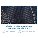 Nệm Foam Aroma Luxury Gấp 3 Đệm Foam Mật Độ Cao Nâng Đỡ Cột Sống Bảo Hành 10 Năm — ảnh 4