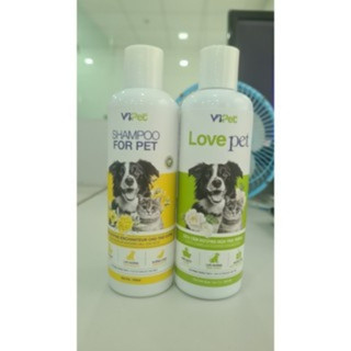 Sữa tắm Love Pet cho chó mèo Vb Pharma hương trà trắng giúp kháng khuẩn mềm lông chai 250-500ml