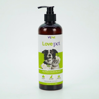 Sữa tắm Love Pet cho chó mèo Vb Pharma hương trà trắng giúp kháng khuẩn mềm lông chai 250-500ml