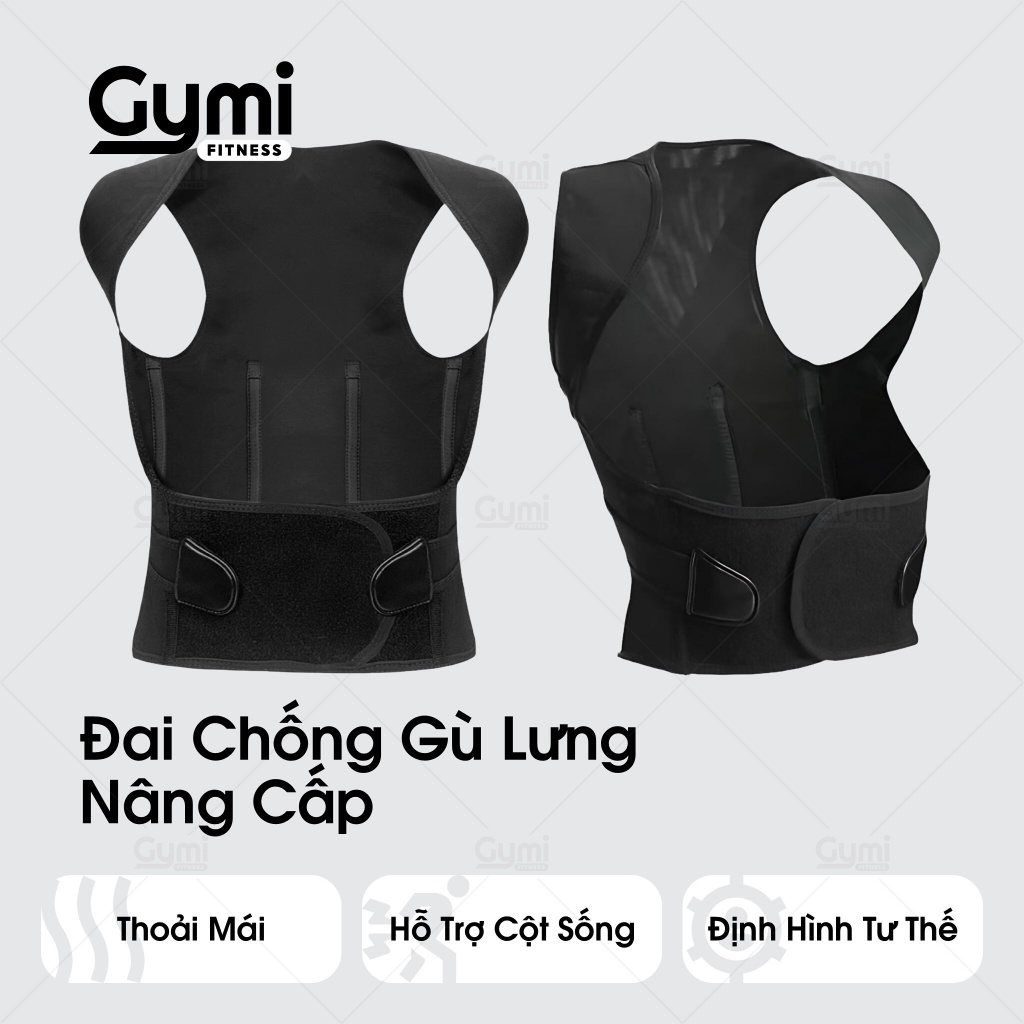 Đai Chống Gù Lưng Phiên Bản Nâng Cấp, Điều Chỉnh Tư Thế, Hỗ Trợ Định Hình Sống Lưng - DG02