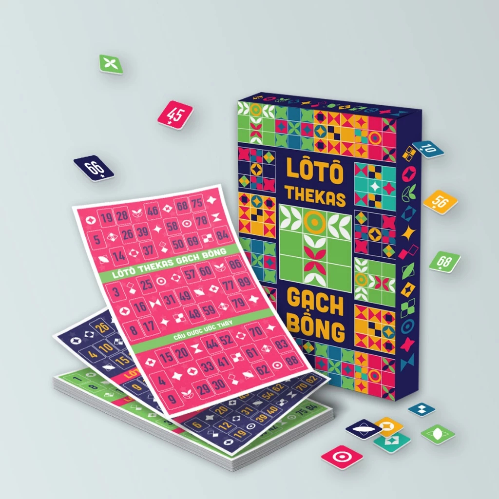 10 Bộ trò chơi LÔ TÔ thích hợp cho các dịp tết THE KAS