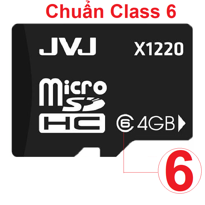 Ảnh Thẻ nhớ JVJ 4G Class 10 - Chuyên dụng tốc độ cao 4