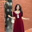 Đầm thiết kế BEMINE cổ cavat viền ren dáng chữ A phù hợp đi làm, đi chơi-MT10024