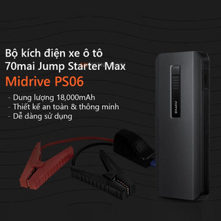 Bộ Kích Bình Xe Hơi 70mai Midrive PS01 - PS06, Kích Nổ Ô Tô Khẩn Cấp Kiêm Pin Dự Phòng Điện Thoại - Bảo Hành 18 Tháng