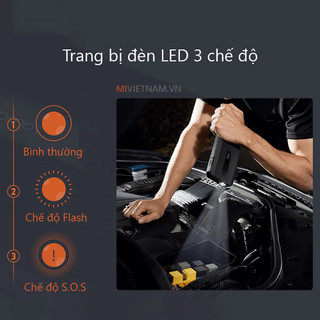 Bộ Kích Bình Xe Hơi 70mai Midrive PS01 - PS06, Kích Nổ Ô Tô Khẩn Cấp Kiêm Pin Dự Phòng Điện Thoại - Bảo Hành 18 Tháng
