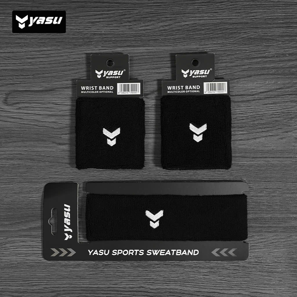 Ảnh Băng cổ tay thấm mồ hôi thoáng khí phù hợp chơi thể thao gym, bóng bàn...Yasu 0235( 1 chiếc) 4