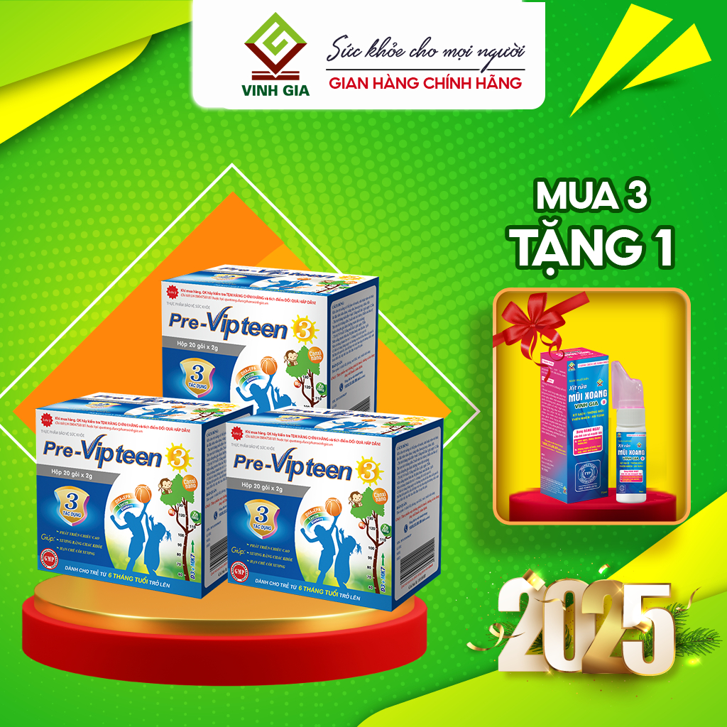 Ảnh Cốm Tăng Chiều Cao Pre-Vipteen 3 Phát Triển Trí Não, Bảo Vệ Mắt Cho Bé 6 Tháng - 9 Tuổi (Combo) 2