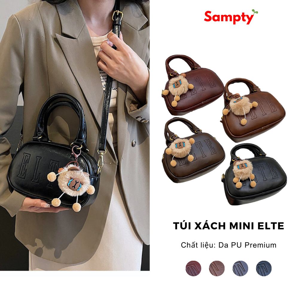[GIẢM 30K ĐƠN 0Đ TRÊN LIVE] Túi Xách Mini Tết Charm Gấu Nữ Đeo Vai Thời Trang Trẻ Trung Công Sở Hàn Quốc 𝐒𝐚𝐦𝐩𝐭𝐲