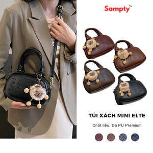 Túi Xách Mini Tết Charm Gấu Nữ Đeo Vai Thời Trang Trẻ Trung Công Sở Hàn Quốc 𝐒𝐚𝐦𝐩𝐭𝐲