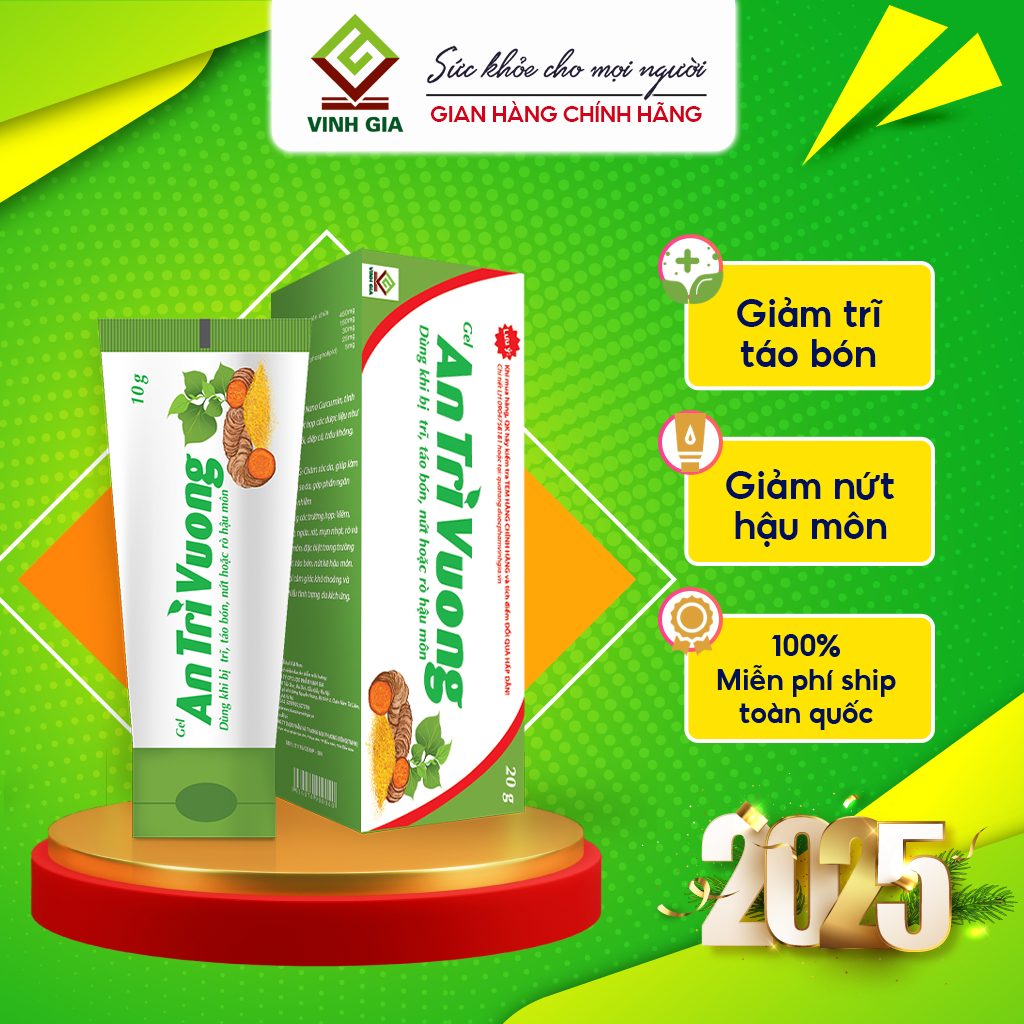 Ảnh Gel Cải Thiện Trĩ Nội, Ngoại, Táo Bón An Trĩ Vương Gel, Giảm Nứt Kẽ Hậu Môn, Ngừa Viêm Nhiễm (20g/H) 1