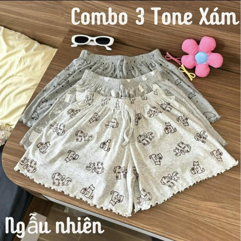 Combo 3c Xám
