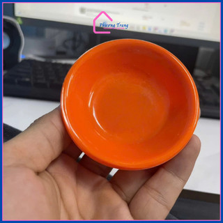 [Thanh lý] 10 Chén chấm nước tương, nước mắm, gia vị nhựa melamine nhựa cứng, khó bể màu cam - Phương Trang