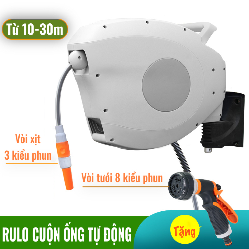 Vòi tưới cây đa năng Lionking HRW. Rulo cuộn ống tự động. TẶNG VÒI XỊT ...
