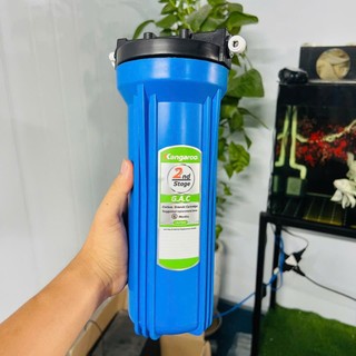 Cốc Lọc, Ly Lọc 1 - 2 - 3 Kangaroo - Máy Lọc nước Kangaroo chính hãng - 2 đầu cút nối nhanh - Cốc Xanh Nắp Đen