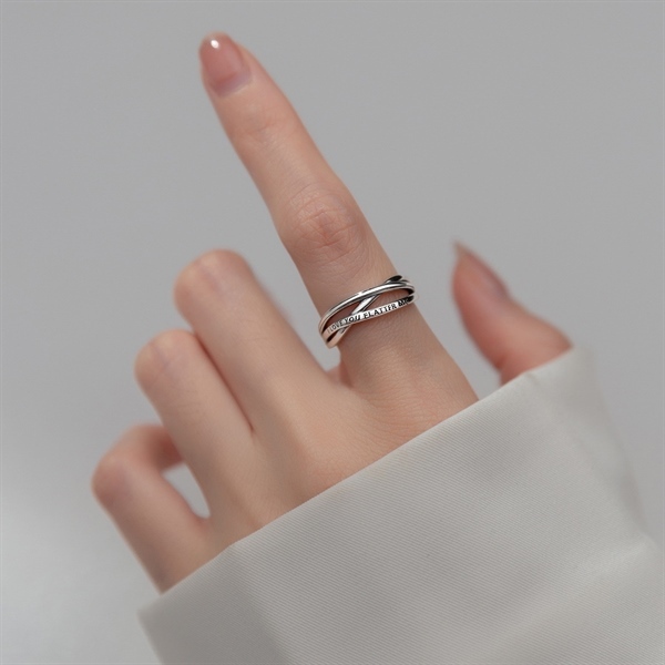 Ảnh Nhẫn bạc LoveU Nhẫn bạc Tiệm bạc 21Centimeters 3