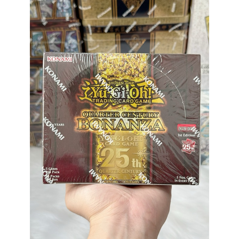 Yu-Gi-Oh! 25th Anniversary Quarter Century Bonanza Booster Box  Sealed 1st  Edition