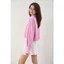Áo Sơ Mi Croptop Sọc Nữ Tay Dài GILLEE Form Rộng Có Túi Chất Kate Lụa FAS355