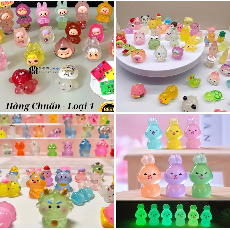 TÚI MÙ TỰ XÉ SIZE TO Moi Sáng, Đục Labubu Mèo Béo, Vịt, Rùa Sanrio ...