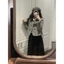Áo khoác dạ nữ, áo khoác dạ ép croptop cổ sen có đệm vai 2 lớp Hoadanbistore chất đẹp dày xịn