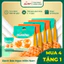 COMBO 5 Túi Bánh Bông Lan Kisshu Bảo Ngọc Vị Thịt Nướng BBQ, Vị Sợi Gà, Bánh Ăn Sáng Tiện Lợi |