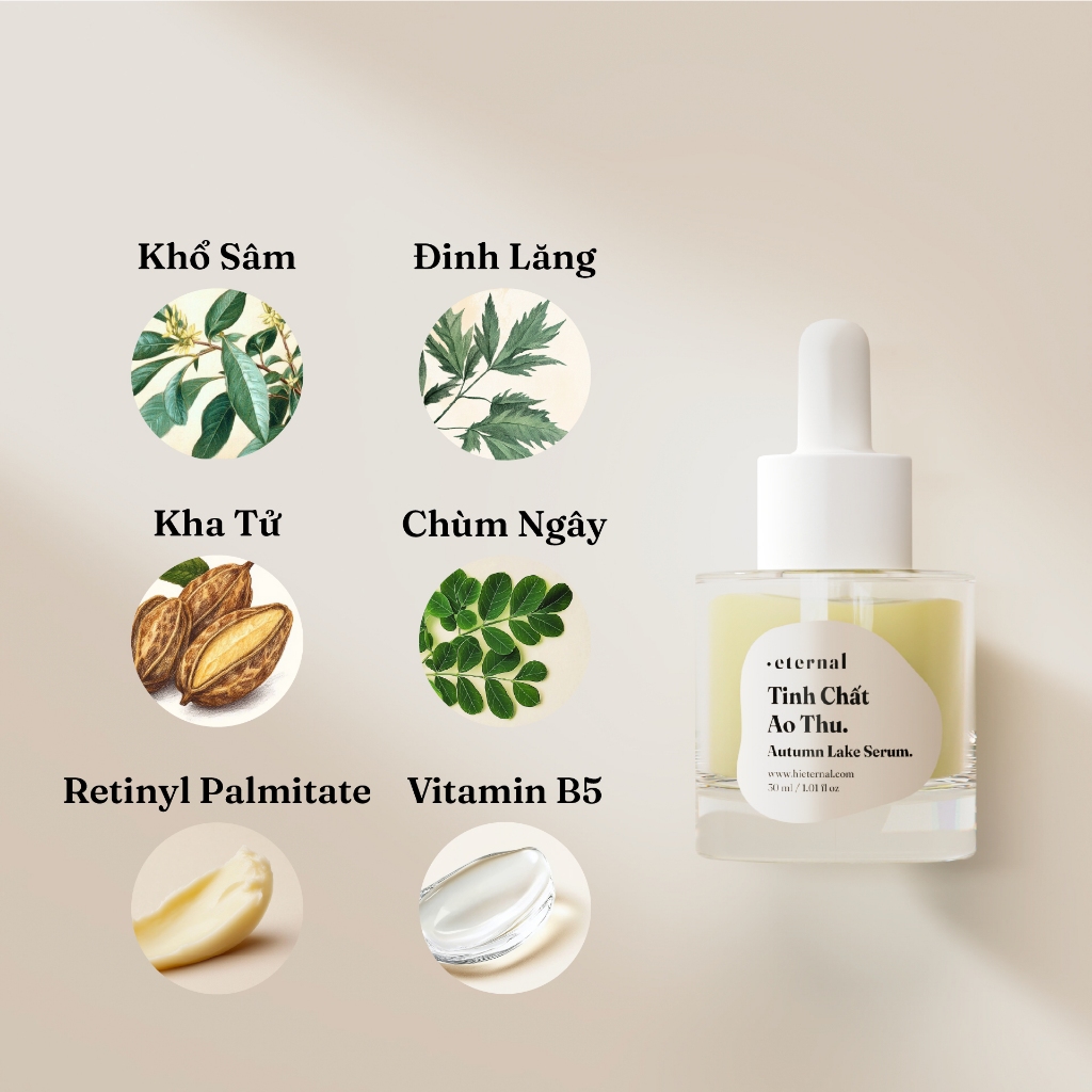 Tinh Chất Ao Thu Eternal 30ml – Serum Retinol Giảm Mụn, Dưỡng Da, Ngừa Thâm