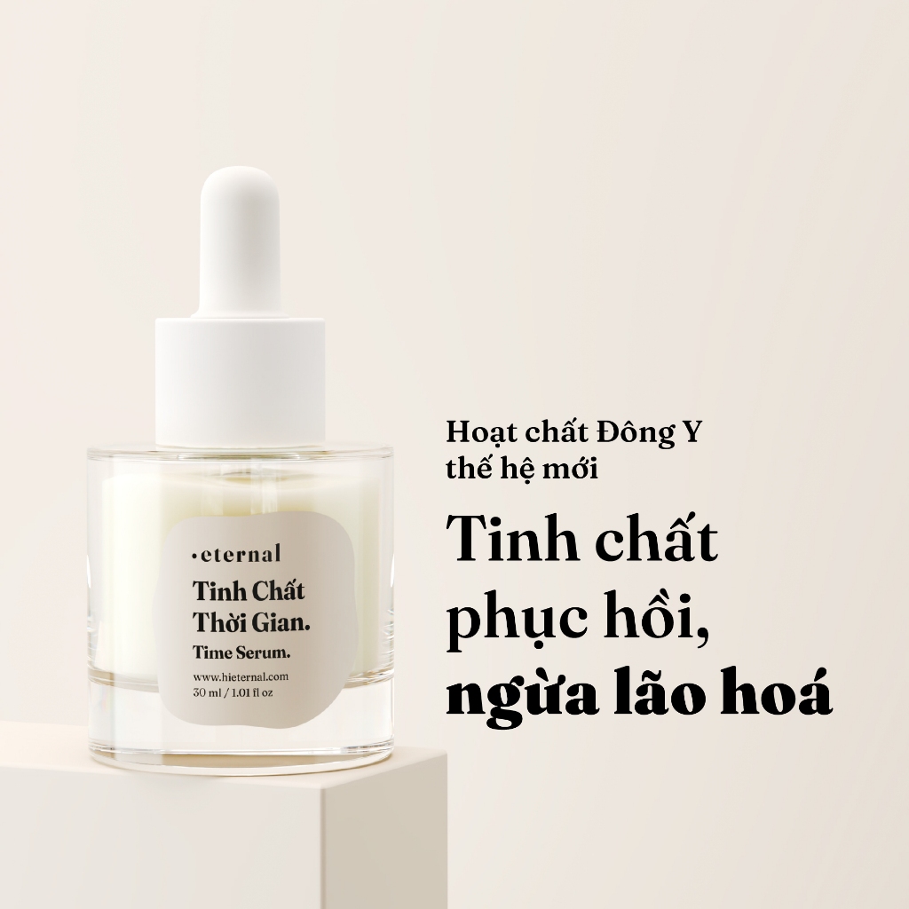 Tinh Chất Thời Gian Eternal 30ml – Serum Retinol Ngừa Lão Hóa, Dưỡng Ẩm, Căng Mịn Da, Giảm Nếp Nhăn