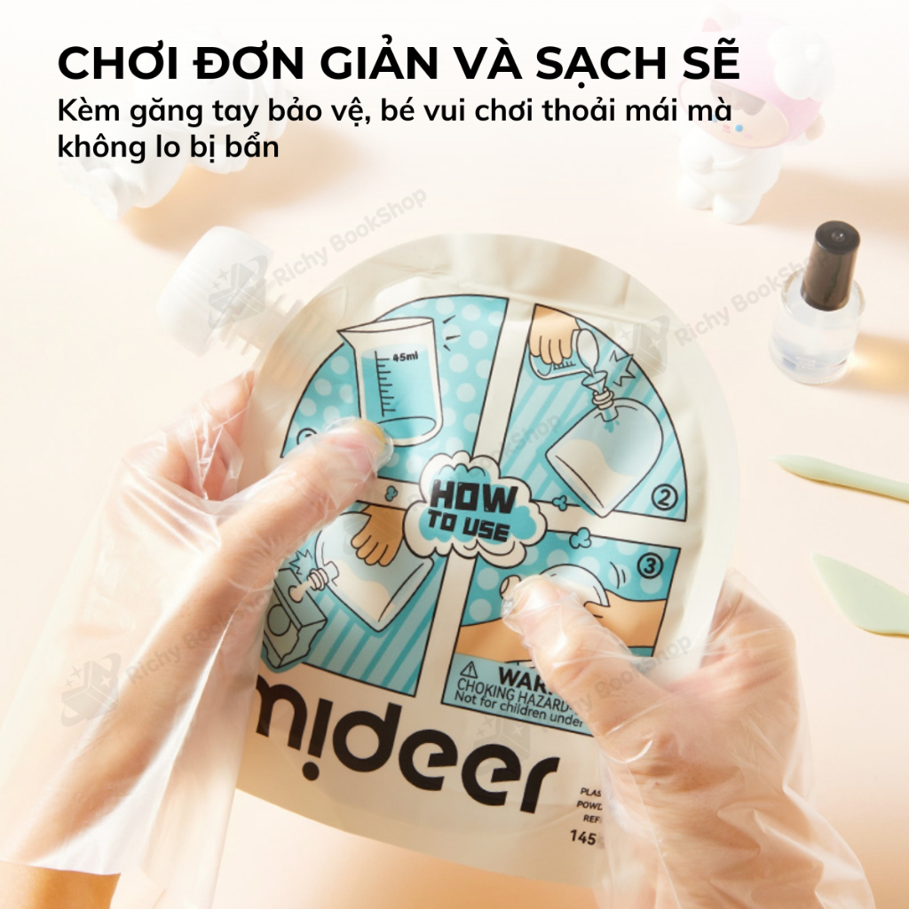 Tô tượng thạch cao mini DIY tự làm cho bé Mideer Plaster Artisan Art Kit