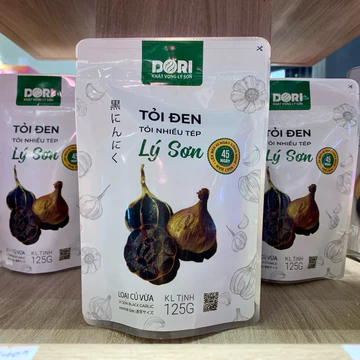 Tỏi Đen Lý Sơn Dori Nhiều Tép Loại 2 - Túi 125g