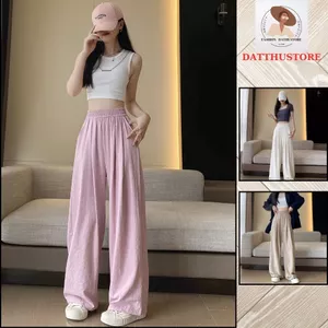 Quần ống rộng cho nữ mùa xuân hè mỏng cao cấp, lụa băng xịn sò cho các bạn nữ (datthustore - MS64 )