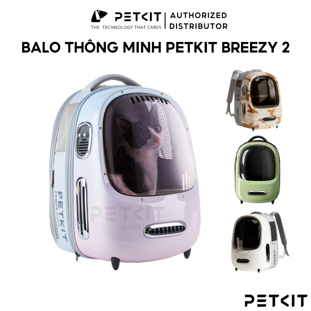 Ảnh Balo Cho Thú Cưng, Balo Cho Mèo Phi Hành Gia Cao Cấp Petkit Breezy 2