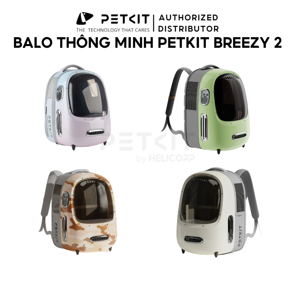 Ảnh Balo Cho Thú Cưng, Balo Cho Mèo Phi Hành Gia Cao Cấp Petkit Breezy 1