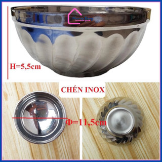 Tô inox cách nhiệt 2 lớp chống nóng size 14cm 16cm 18cm 20cm - Bát ăn cơm inox - Phương Trang